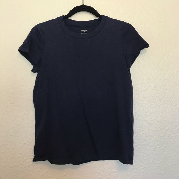 Madewell Tops - North side vintage tee in navy blue